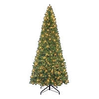 9ft. Pre-Lit Virginia Pine Artificial Christmas Tree, Clear Incandescent Lights