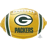 17" Green Bay Packers Football Foil Balloon