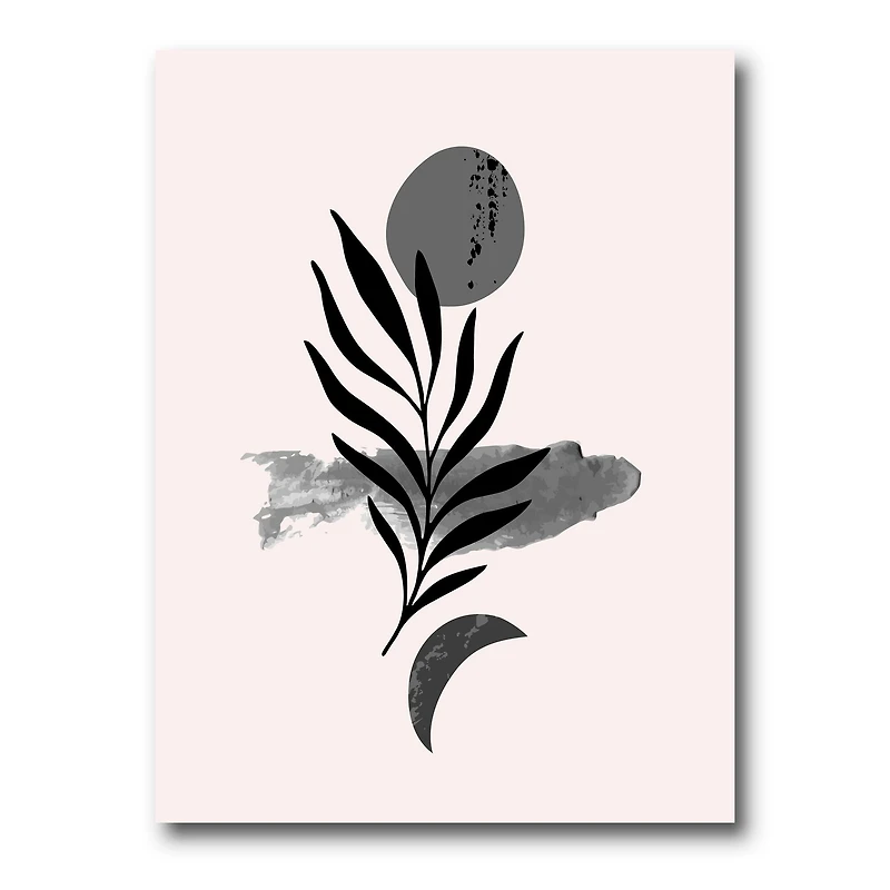 Designart - Abstract Tropical Leaf II