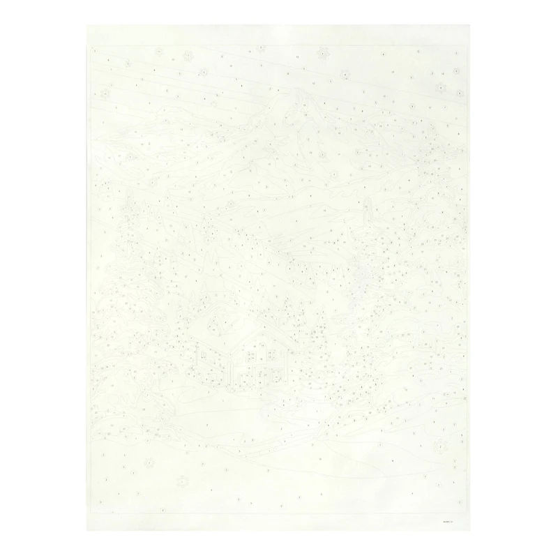 16" x 20" Winter Cabin Paint-by-Number Kit by Artist's Loft™