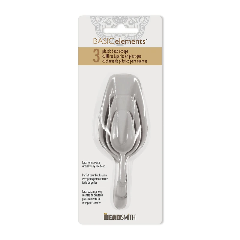 The Beadsmith® Basic Elements™ Plastic Bead Scoop Set