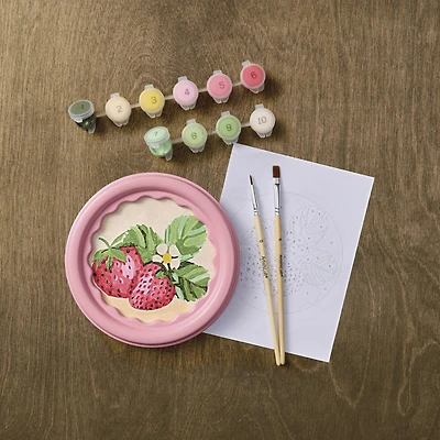Strawberries Paint-by-Number Framed Mini Kit by Artist's Loft®