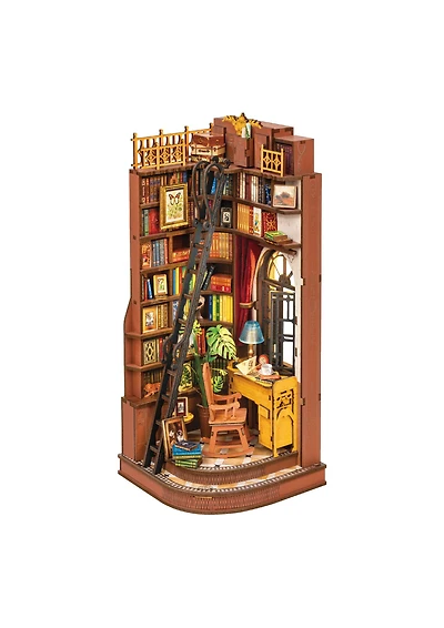 Rolife® Silent Corner Study DIY Book Nook Shelf Insert Kit