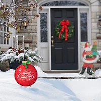 Glitzhome® 24" Metal Ornament Yard Stake