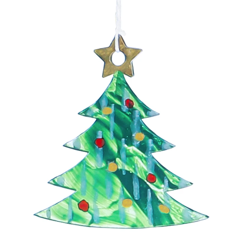 Essentials by Leisure Arts 3" Christmas Tree Clear Acrylic Ornaments, 10ct.