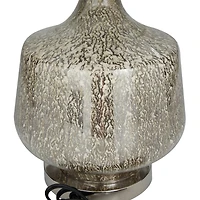 Champagne Linen Transitional Table Lamp, 21" x 13" x 13"