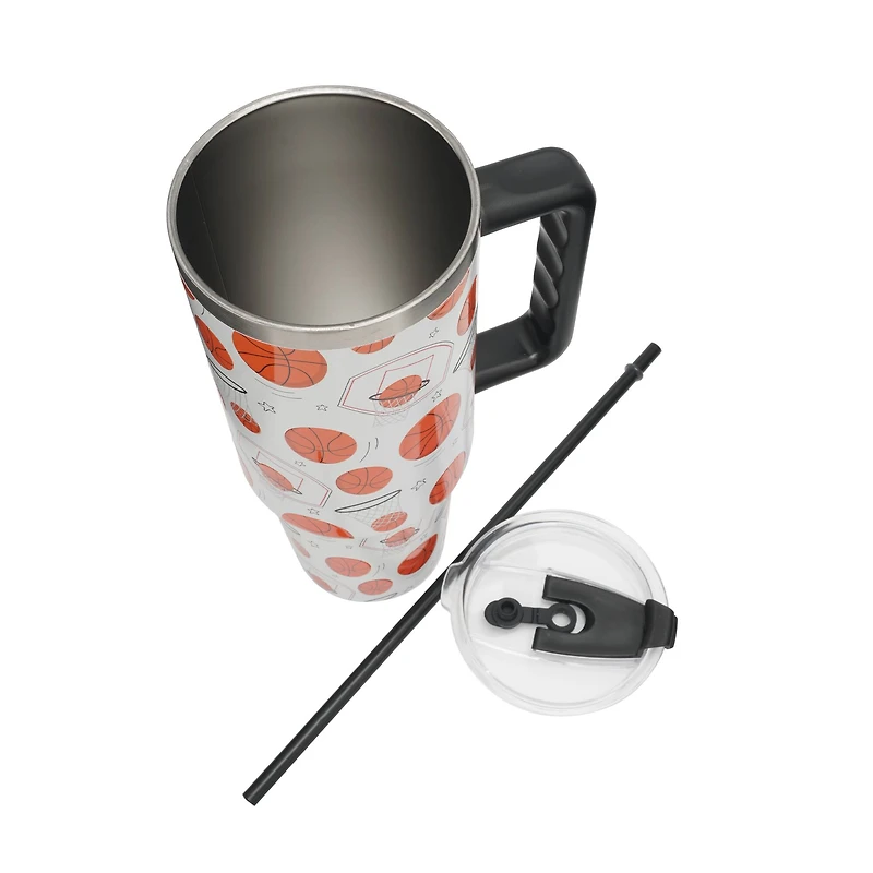 40oz. Basketball Stainless Steel Insulated Tumbler by Ashland®