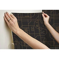 RoomMates Star Wars R2D2 Geometric Peel & Stick Wallpaper