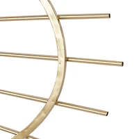 CosmoLiving by Cosmopolitan Gold Metal Contemporary Wall Mirror, 34" x 22" x 1"