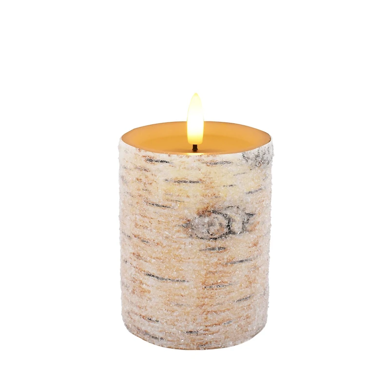 Birch LED Wax Pillar Candle by Ashland