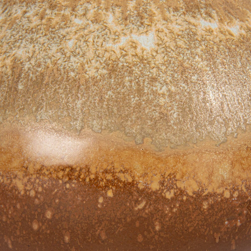 Hello Honey 1.5-Quart Stoneware Teapot with Jute Wrapped Handle with Reactive Glaze, Green