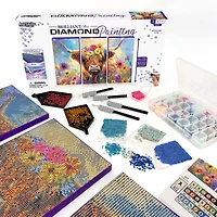 ArtSkills® Brilliant Art Highland Cow Stretched Canvas Diamond Painting Kit