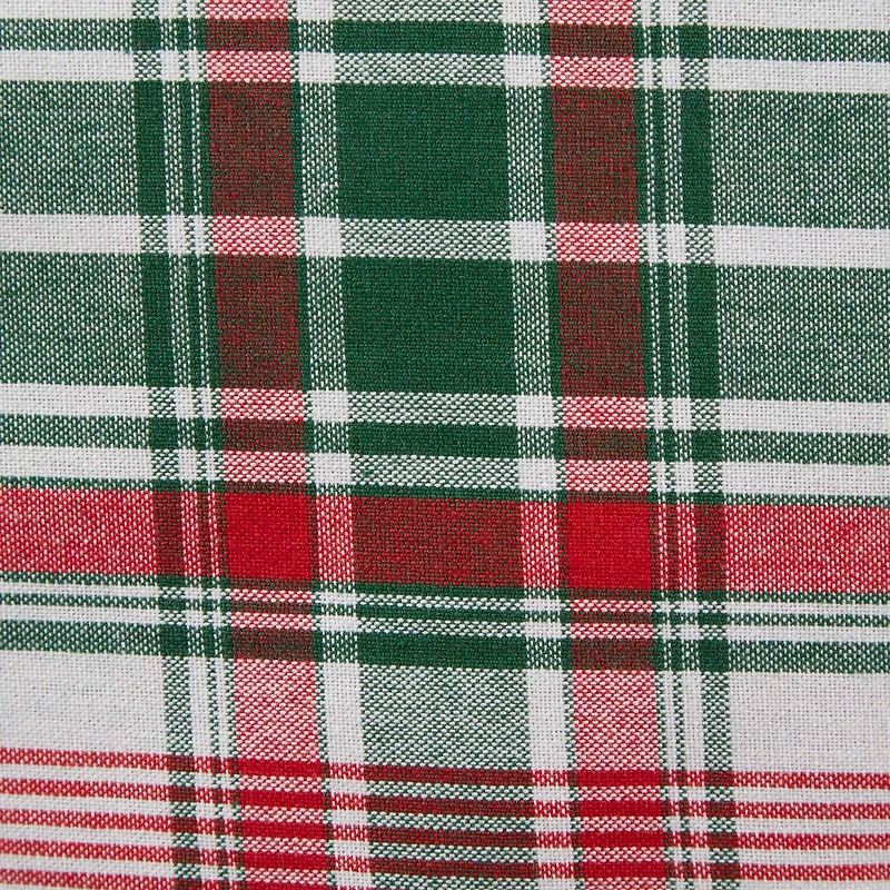 DII® Yuletide Plaid Tablecloth