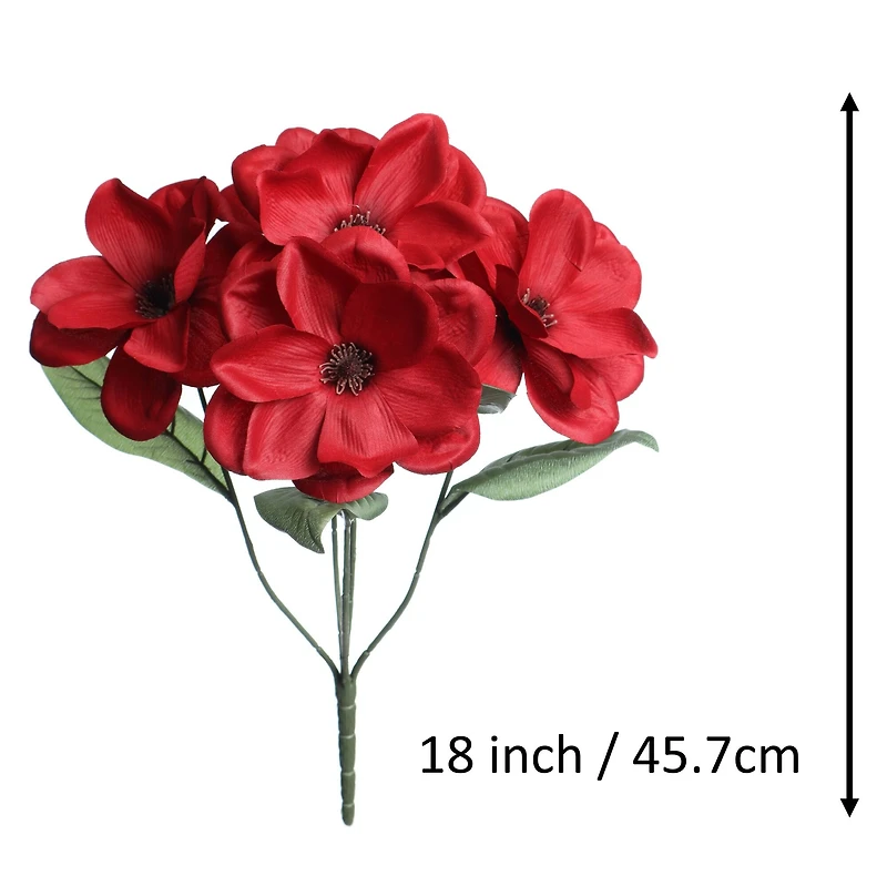 12" Burgundy Magnolia Water Resistant Bush by Ashland®