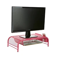 Mind Reader Metal Mesh Monitor Stand & Desk Organizer