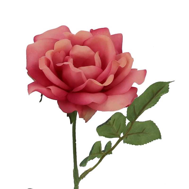 25.5" Fuchsia Tea Rose Stem by Ashland®