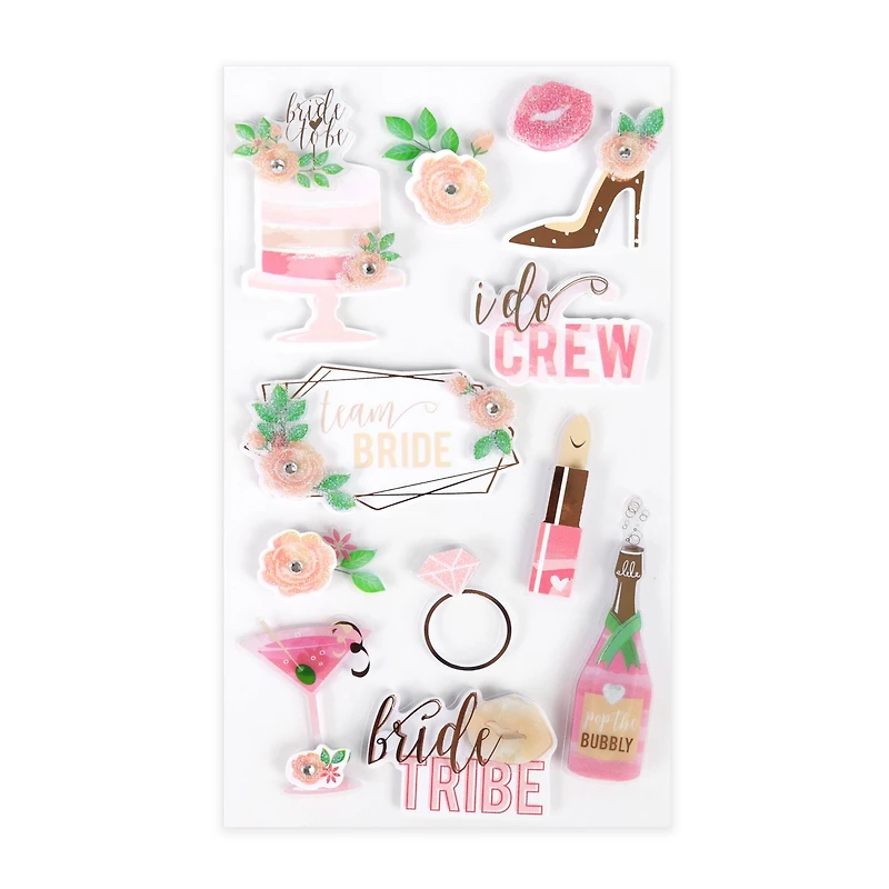 Wedding Party Dimensional Stickers by Recollections™