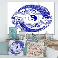 Designart - Chinoiserie Koi Fish II