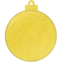 Wonderland Crafts Santa Moon Ornament Bead Embroidery on Wood Kit