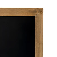 Glitzhome® 30" Brown Wood Chalkboard