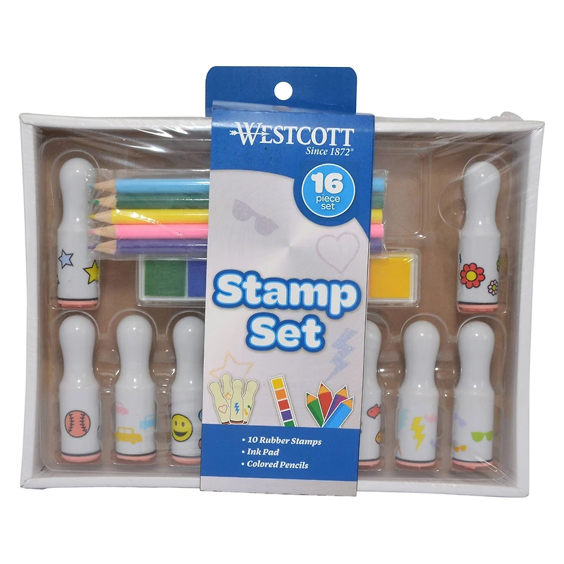 Westcott® 16-Piece Stamp Set