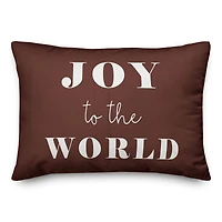 Joy To The World 14x20 Throw Pillow