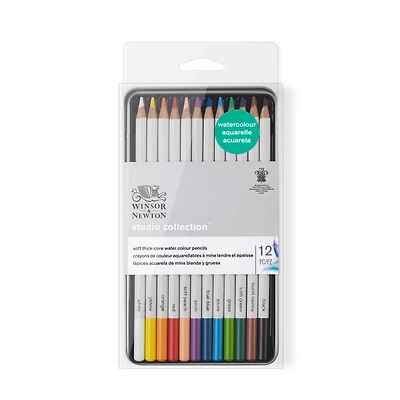 Winsor & Newton™ Studio Collection™ Color Watercolor Pencil Tin