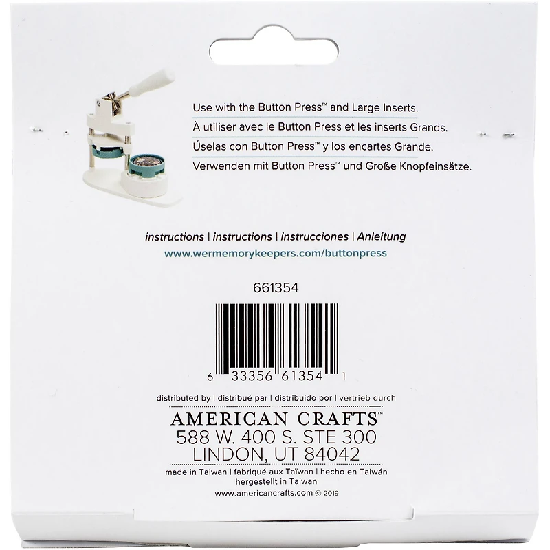 We R Memory Keepers® Button Press™ Rosette Kit, Makes 2