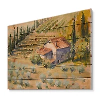 Designart - Little Farm In Countryside