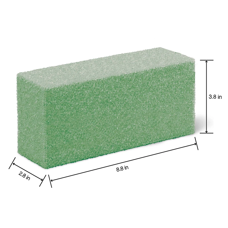 FloraCraft® FloraFōM 8.75" x 2.75" x 3.75" Green Foam Bricks, 3ct.