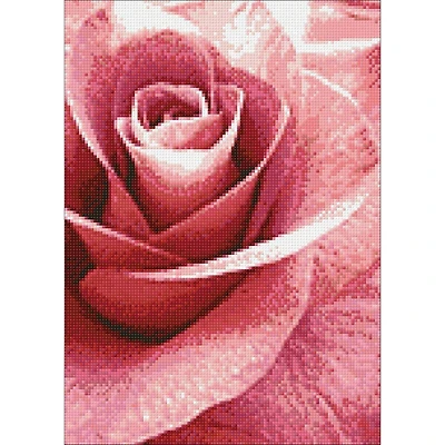 Crafting Spark Pink Rose Diamond Painting Kit