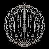 30" LED Lighted 3D Christmas Hanging Ball Decoration