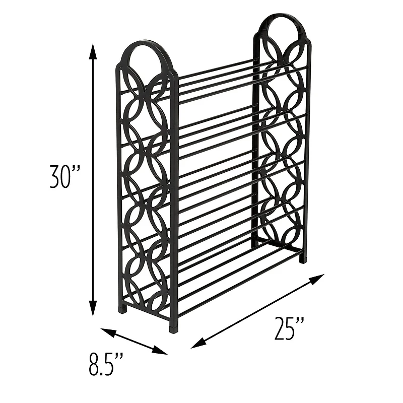 Honey Can Do 5-Tier Butterfly Shoe Rack