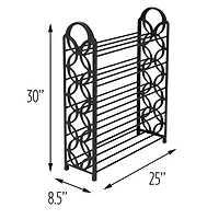 Honey Can Do 5-Tier Butterfly Shoe Rack