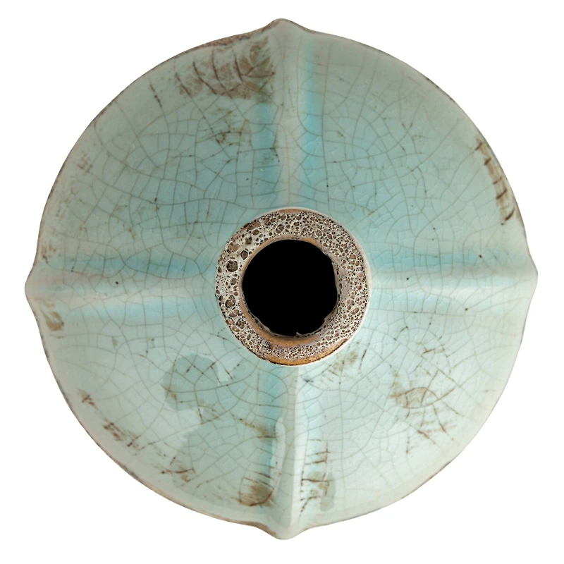 Hello Honey® Distressed Finish Brown & White Terracotta Vase Set