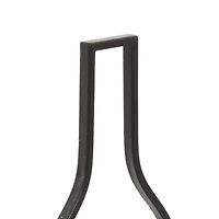 16" Black Metal Farmhouse Wine Rack