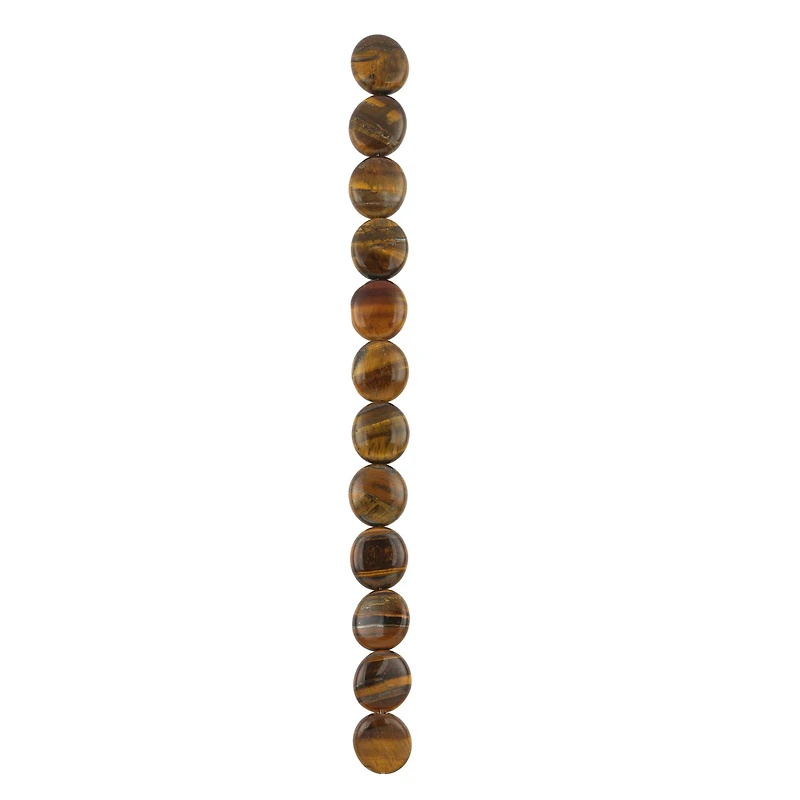 Tiger's Eye Oval Beads, 16mm by Bead Landing™