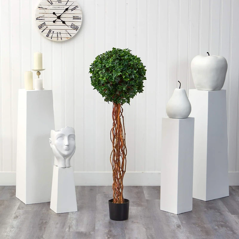 4.5ft. Potted English Ivy Ball Topiary Tree