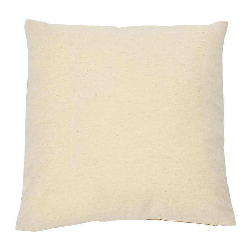 Hello Honey® Yellow & White Quilted Honeycomb Cotton Pillow