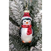 11.81" Glass Penguin Christmas Ornament