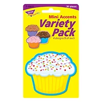 Trend Cupcakes Mini Accents Variety Pack, 6 Packs of 36