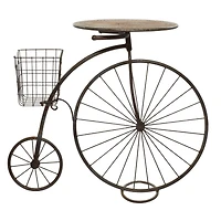 Brown Metal Farmhouse Plantstands, 30" x 36" x 18"