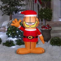 3.5ft. Airblown® Inflatable Christmas Garfield in Santa Suit