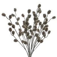 20.5" Gold Glitter Mini Pinecone Deluxe Bush by Ashland®