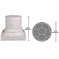 Design Toscano® 15" Medium Roman Empire Column Garden Statuary Pedestal