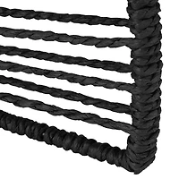 American Art Decor Twin Eclipses 2-Piece Black Paper Rope Wall Art - 30.25" x 30.25"