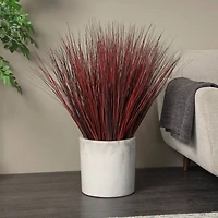 3ft. Potted Red Foliage Artificial Plant