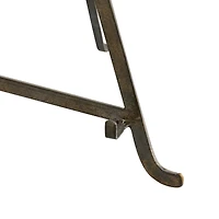 Set of 2" Bronze Metal Traditional Easels 13", 15"