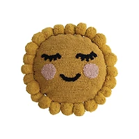 Hello Honey® 12" Sun Shaped Cotton Punch Hook Pillow
