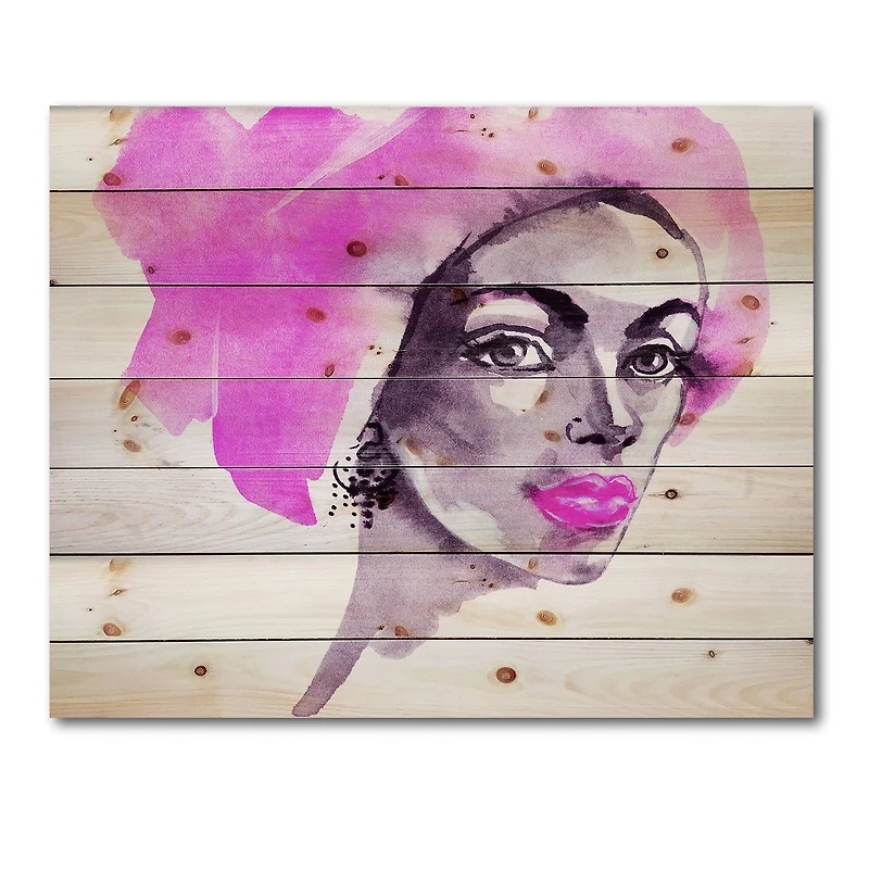 Designart - Afro American Woman Fashion Portrait